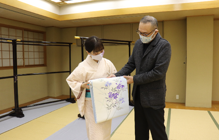 加賀友禅新作展～夢みる加賀友禅～」でお披露目の新作をご紹介し